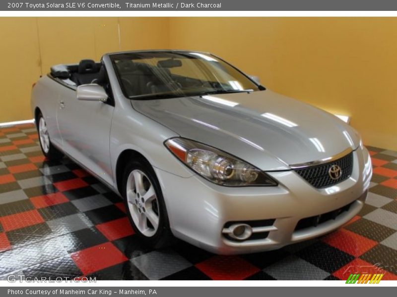 Titanium Metallic / Dark Charcoal 2007 Toyota Solara SLE V6 Convertible