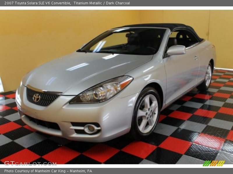 Titanium Metallic / Dark Charcoal 2007 Toyota Solara SLE V6 Convertible