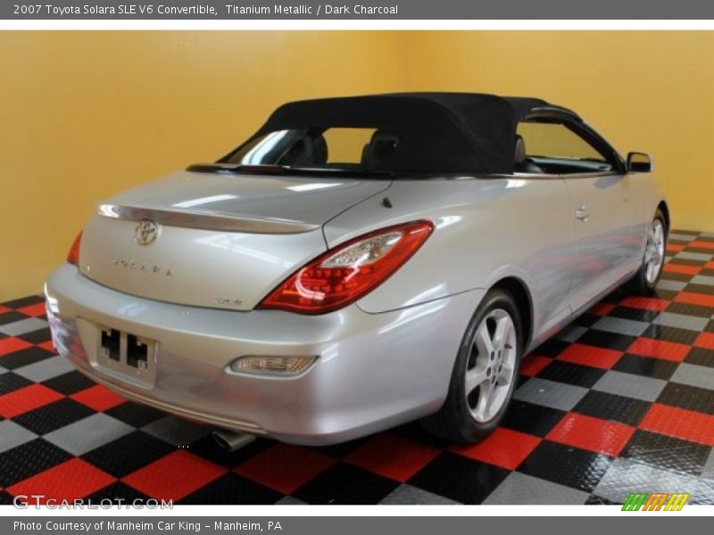 Titanium Metallic / Dark Charcoal 2007 Toyota Solara SLE V6 Convertible