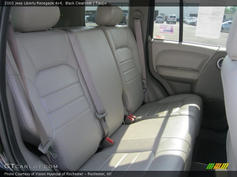 Black Clearcoat / Taupe 2003 Jeep Liberty Renegade 4x4