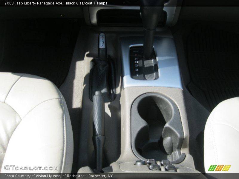 Black Clearcoat / Taupe 2003 Jeep Liberty Renegade 4x4