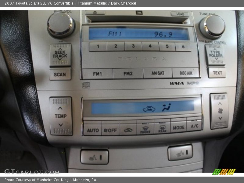 Titanium Metallic / Dark Charcoal 2007 Toyota Solara SLE V6 Convertible