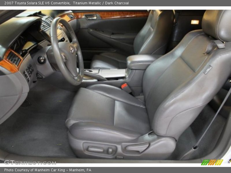 Titanium Metallic / Dark Charcoal 2007 Toyota Solara SLE V6 Convertible