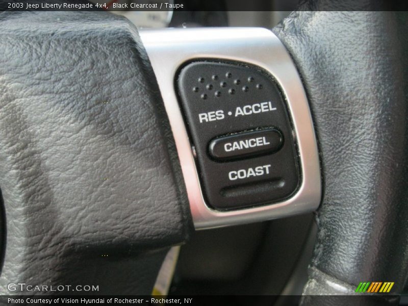 Black Clearcoat / Taupe 2003 Jeep Liberty Renegade 4x4