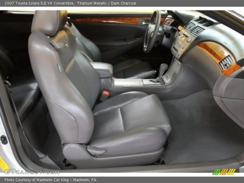 Titanium Metallic / Dark Charcoal 2007 Toyota Solara SLE V6 Convertible