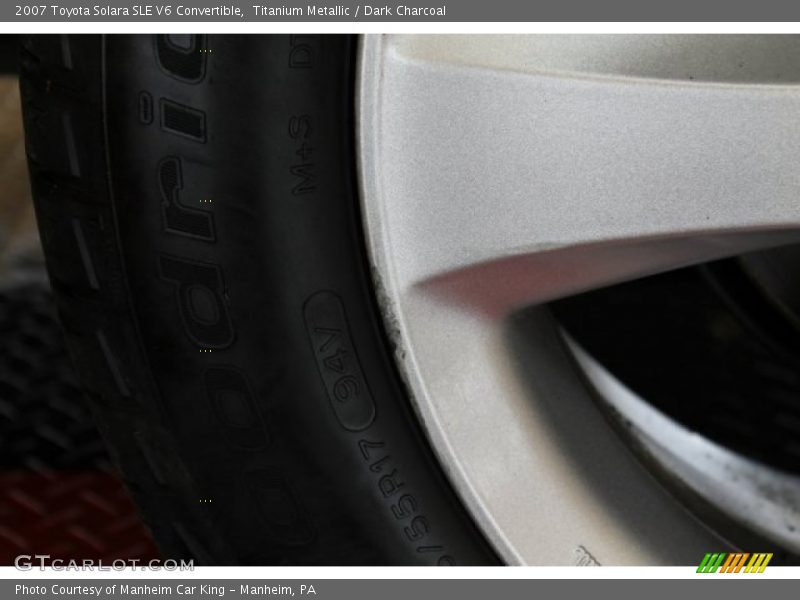 Titanium Metallic / Dark Charcoal 2007 Toyota Solara SLE V6 Convertible