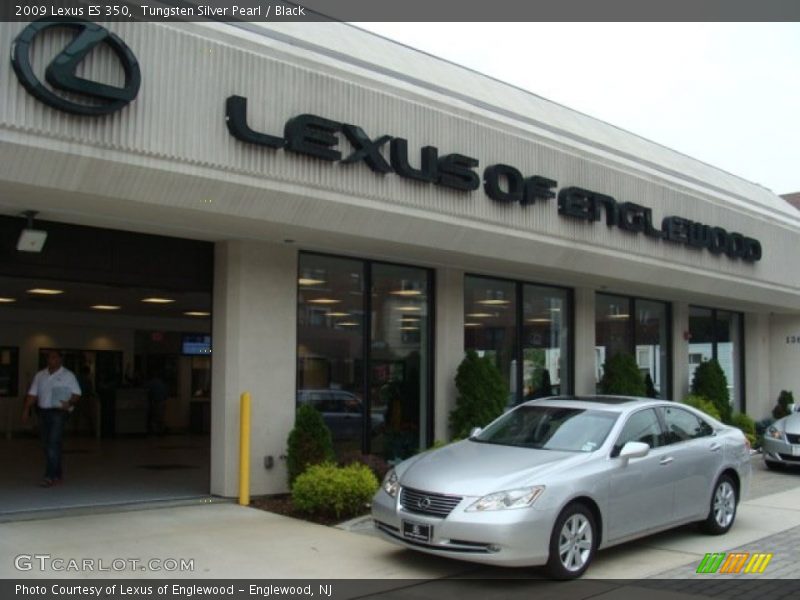 Tungsten Silver Pearl / Black 2009 Lexus ES 350
