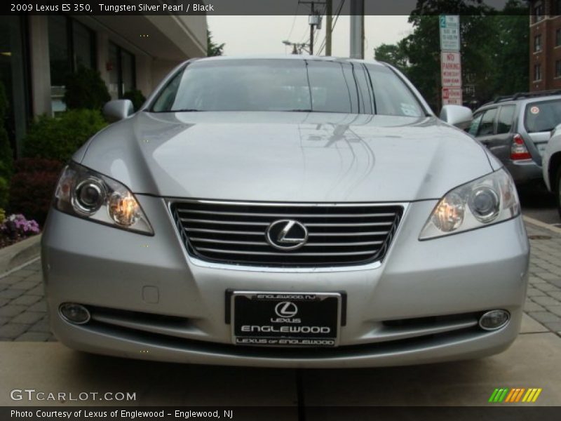 Tungsten Silver Pearl / Black 2009 Lexus ES 350