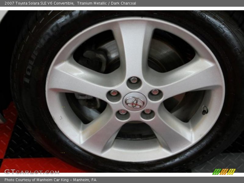 Titanium Metallic / Dark Charcoal 2007 Toyota Solara SLE V6 Convertible