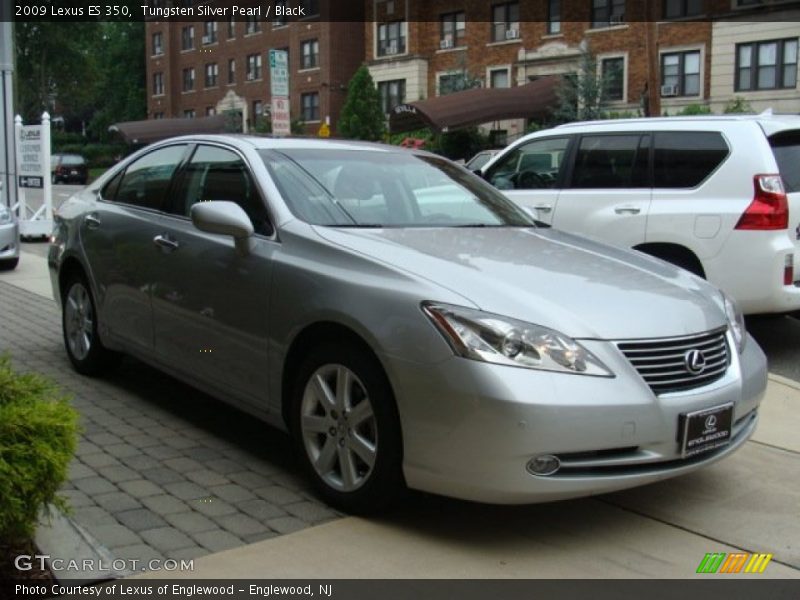 Tungsten Silver Pearl / Black 2009 Lexus ES 350