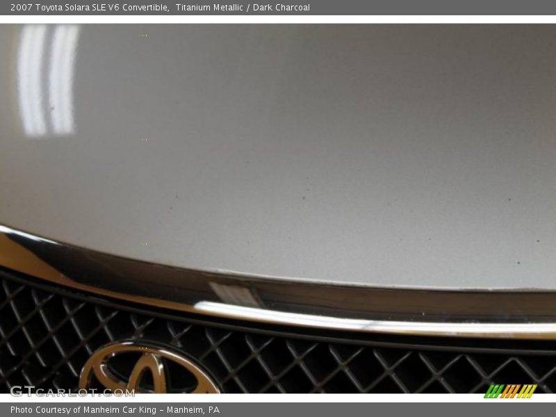 Titanium Metallic / Dark Charcoal 2007 Toyota Solara SLE V6 Convertible