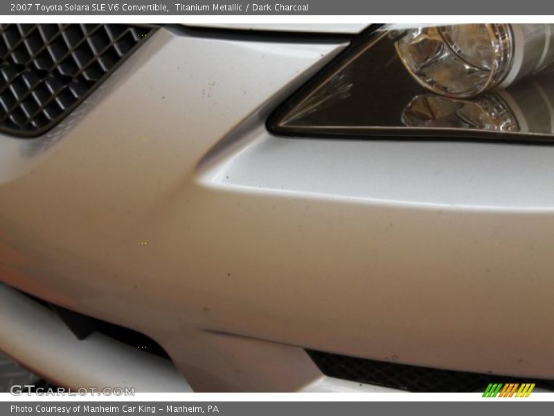 Titanium Metallic / Dark Charcoal 2007 Toyota Solara SLE V6 Convertible