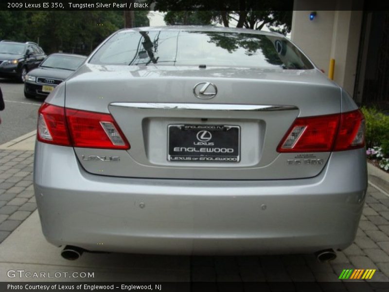 Tungsten Silver Pearl / Black 2009 Lexus ES 350