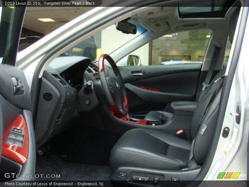 Tungsten Silver Pearl / Black 2009 Lexus ES 350