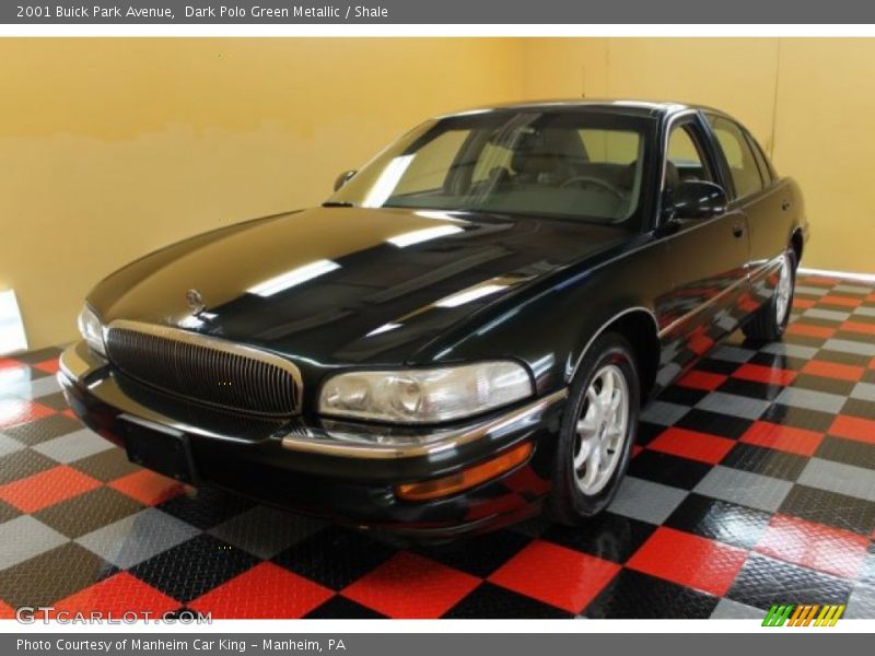 Dark Polo Green Metallic / Shale 2001 Buick Park Avenue