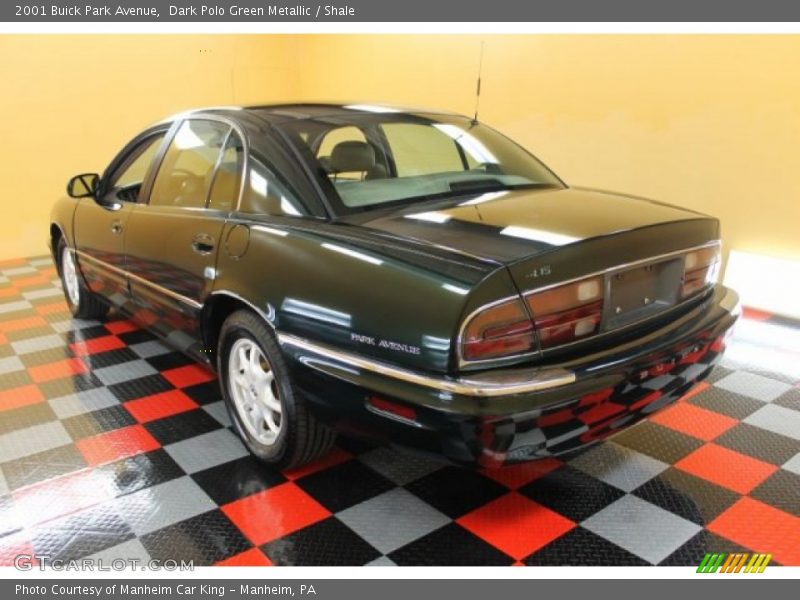 Dark Polo Green Metallic / Shale 2001 Buick Park Avenue