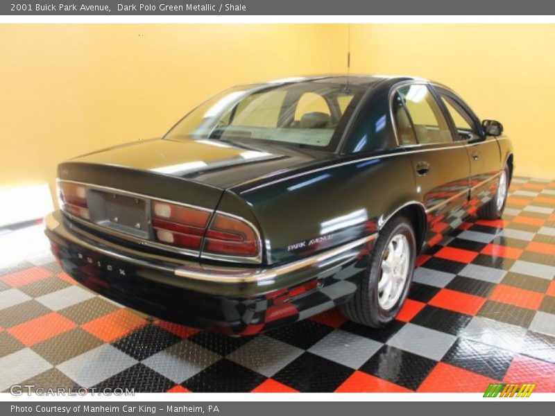 Dark Polo Green Metallic / Shale 2001 Buick Park Avenue