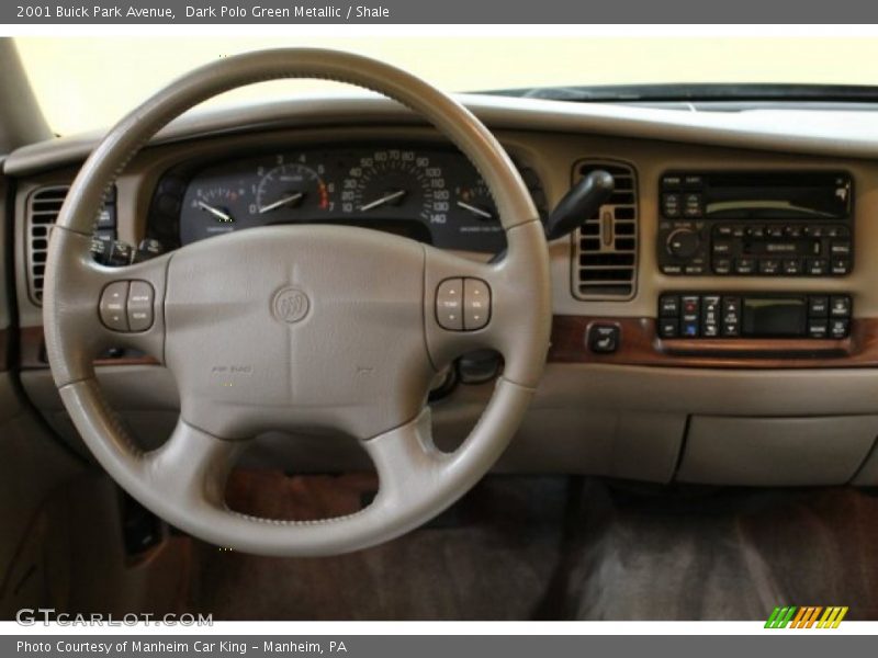 Dark Polo Green Metallic / Shale 2001 Buick Park Avenue