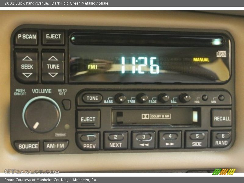 Dark Polo Green Metallic / Shale 2001 Buick Park Avenue