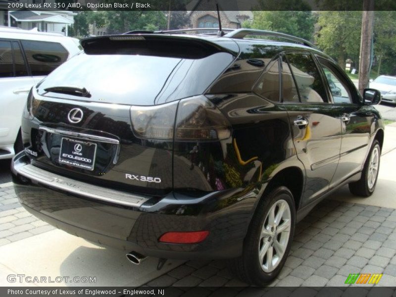 Obsidian Black / Black 2009 Lexus RX 350 AWD