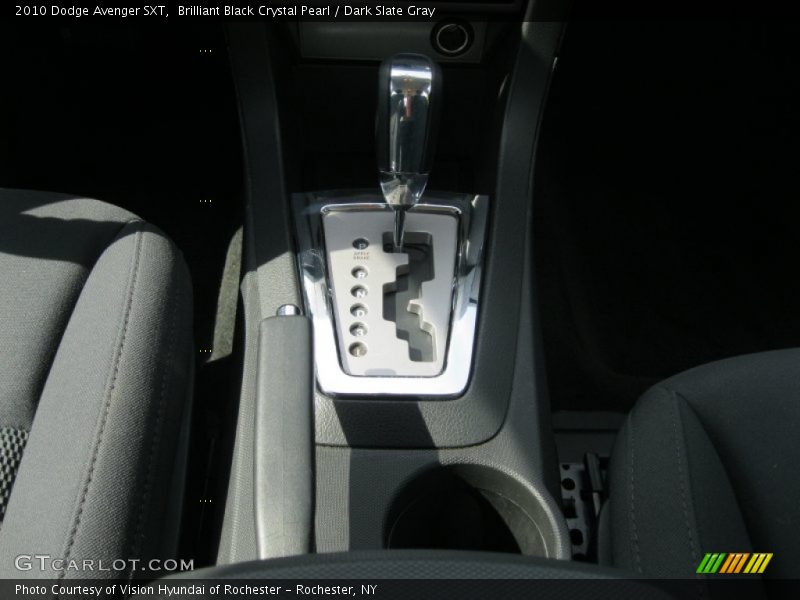 Brilliant Black Crystal Pearl / Dark Slate Gray 2010 Dodge Avenger SXT