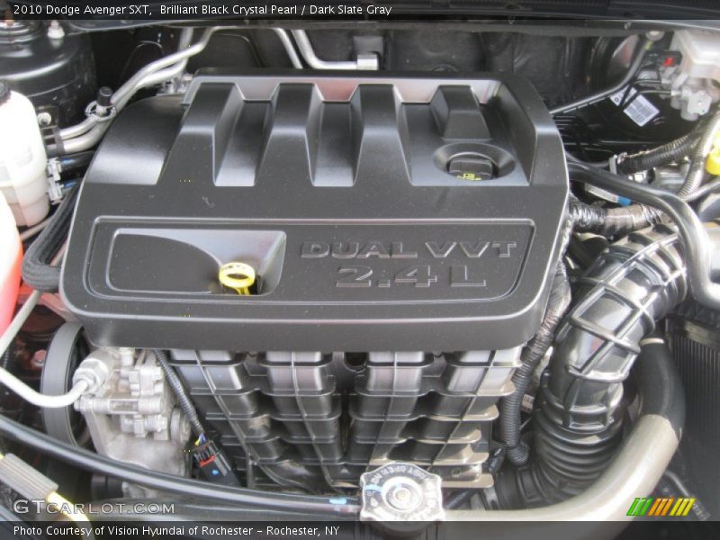 Brilliant Black Crystal Pearl / Dark Slate Gray 2010 Dodge Avenger SXT