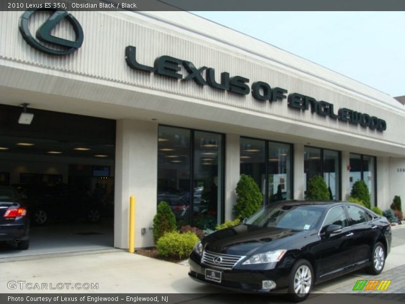Obsidian Black / Black 2010 Lexus ES 350