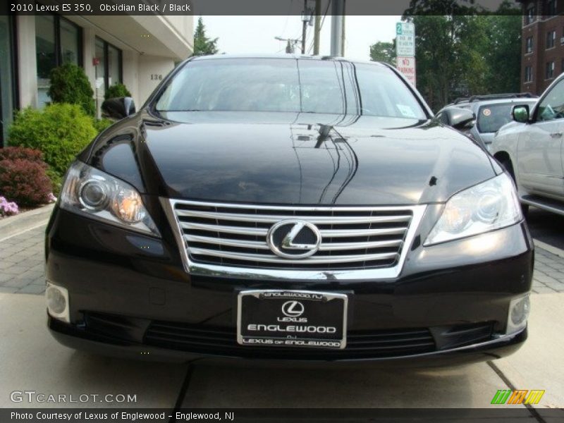 Obsidian Black / Black 2010 Lexus ES 350