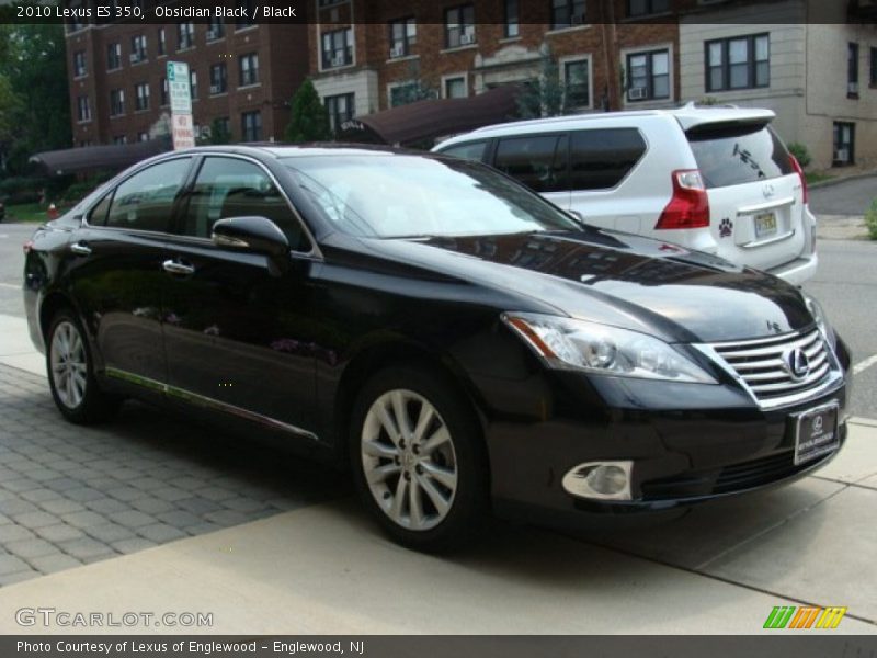 Obsidian Black / Black 2010 Lexus ES 350