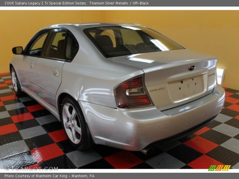 Titanium Silver Metallic / Off-Black 2006 Subaru Legacy 2.5i Special Edition Sedan