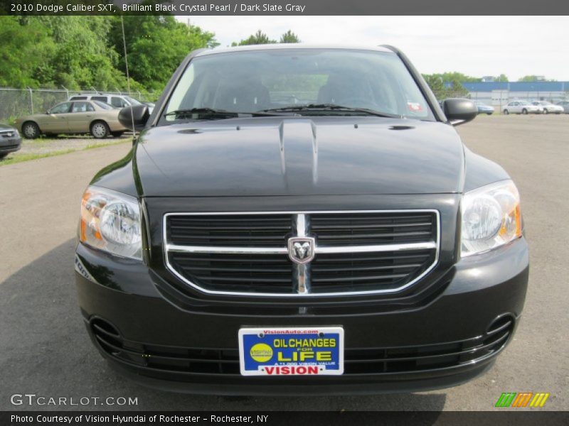 Brilliant Black Crystal Pearl / Dark Slate Gray 2010 Dodge Caliber SXT
