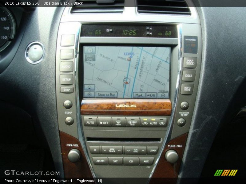 Obsidian Black / Black 2010 Lexus ES 350