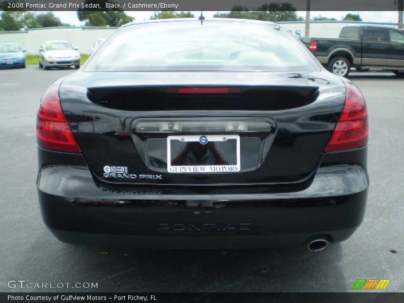 Black / Cashmere/Ebony 2008 Pontiac Grand Prix Sedan