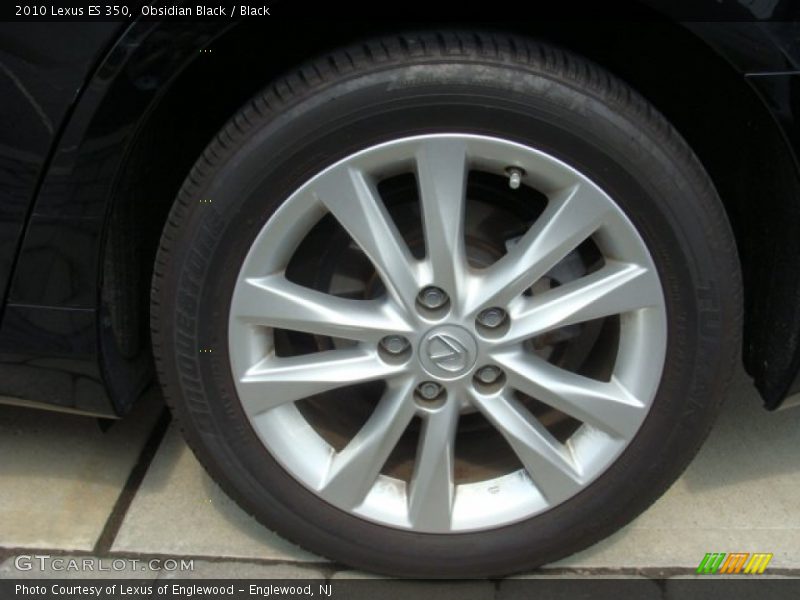 Obsidian Black / Black 2010 Lexus ES 350