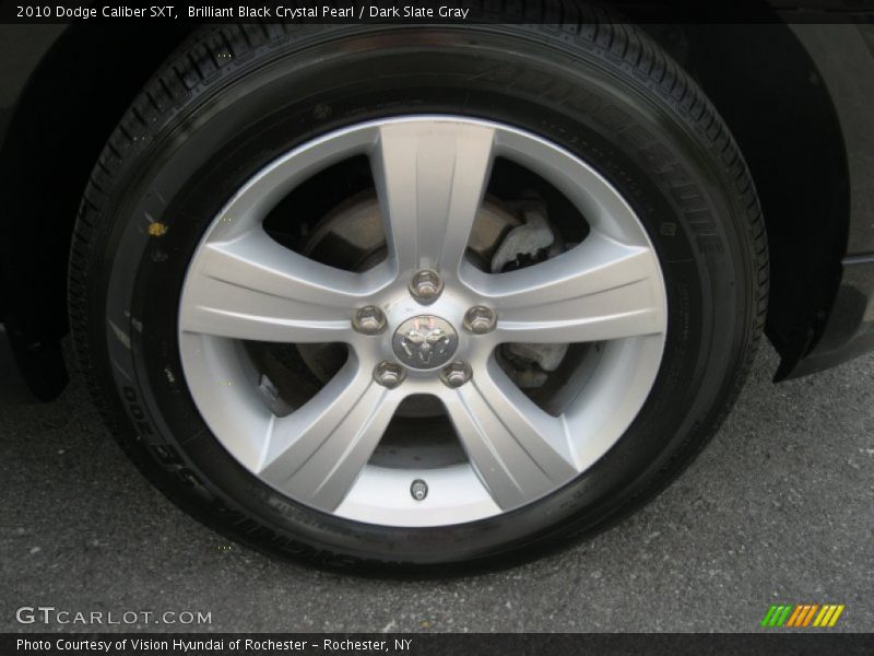 Brilliant Black Crystal Pearl / Dark Slate Gray 2010 Dodge Caliber SXT