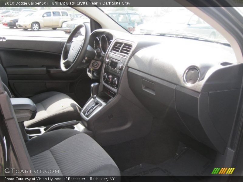 Brilliant Black Crystal Pearl / Dark Slate Gray 2010 Dodge Caliber SXT