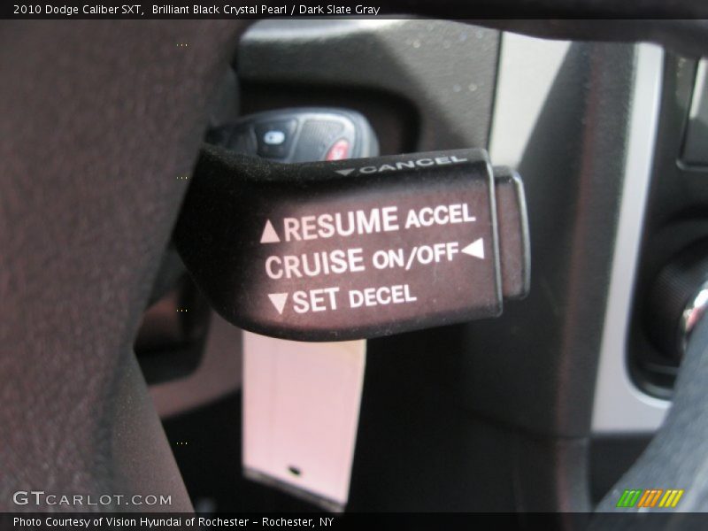 Brilliant Black Crystal Pearl / Dark Slate Gray 2010 Dodge Caliber SXT