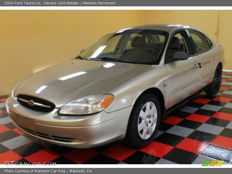 Harvest Gold Metallic / Medium Parchment 2000 Ford Taurus LX