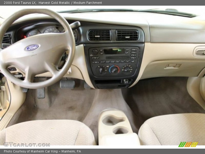 Harvest Gold Metallic / Medium Parchment 2000 Ford Taurus LX