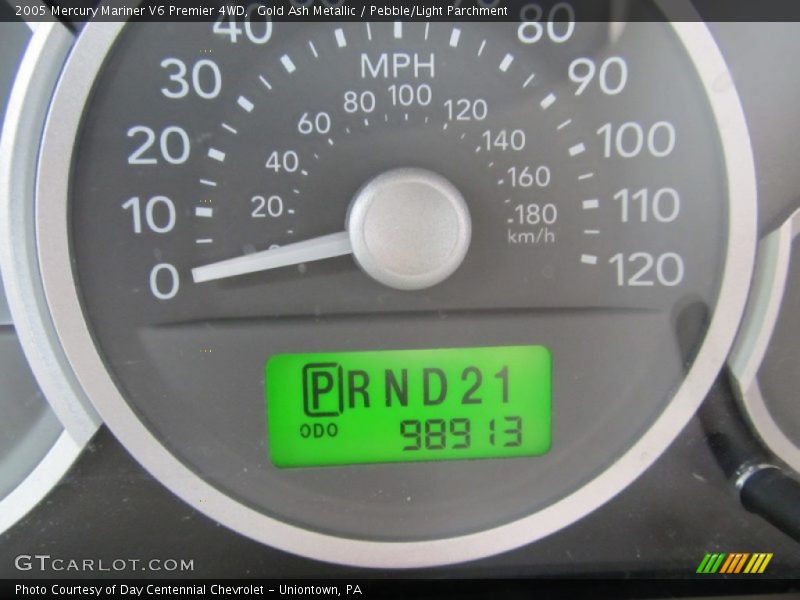 Gold Ash Metallic / Pebble/Light Parchment 2005 Mercury Mariner V6 Premier 4WD
