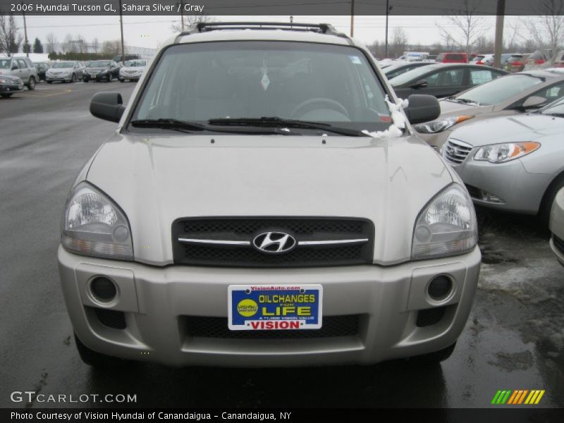 Sahara Silver / Gray 2006 Hyundai Tucson GL