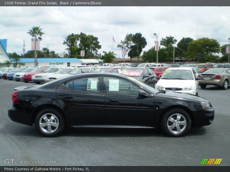 Black / Cashmere/Ebony 2008 Pontiac Grand Prix Sedan