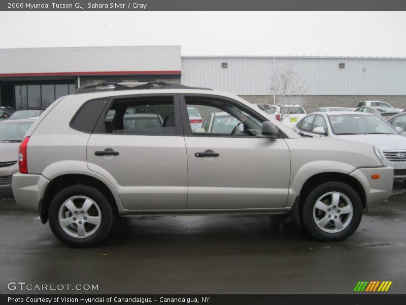 Sahara Silver / Gray 2006 Hyundai Tucson GL