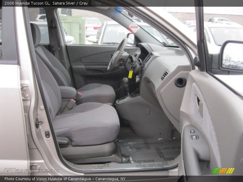 Sahara Silver / Gray 2006 Hyundai Tucson GL
