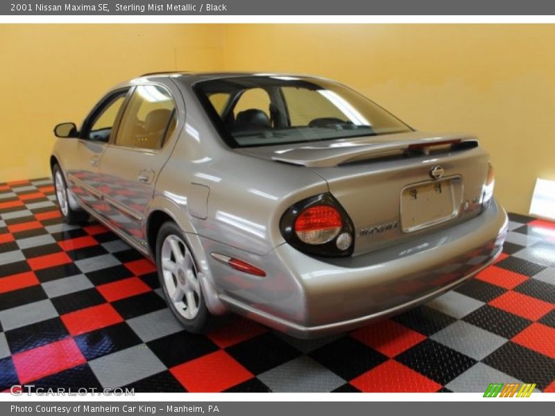 Sterling Mist Metallic / Black 2001 Nissan Maxima SE