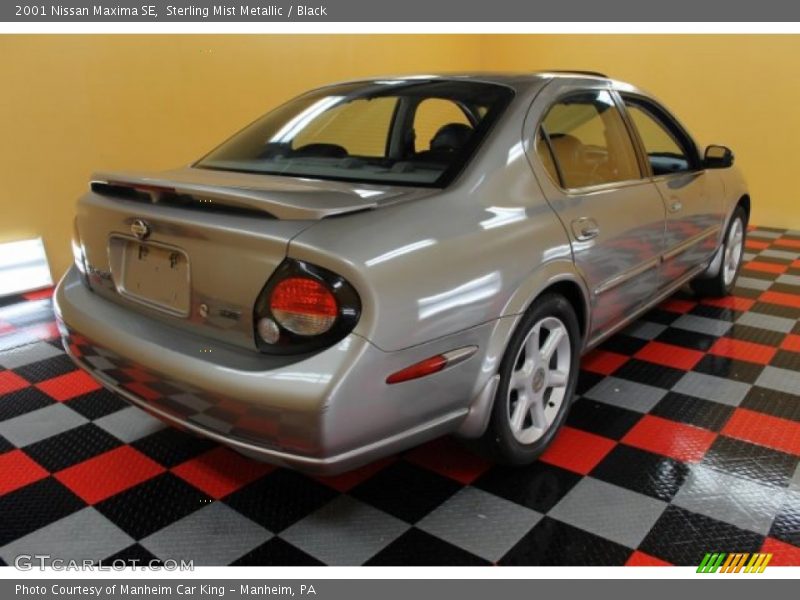 Sterling Mist Metallic / Black 2001 Nissan Maxima SE
