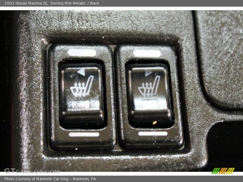 Sterling Mist Metallic / Black 2001 Nissan Maxima SE