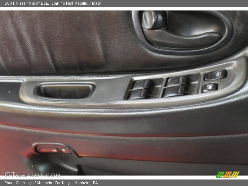 Sterling Mist Metallic / Black 2001 Nissan Maxima SE