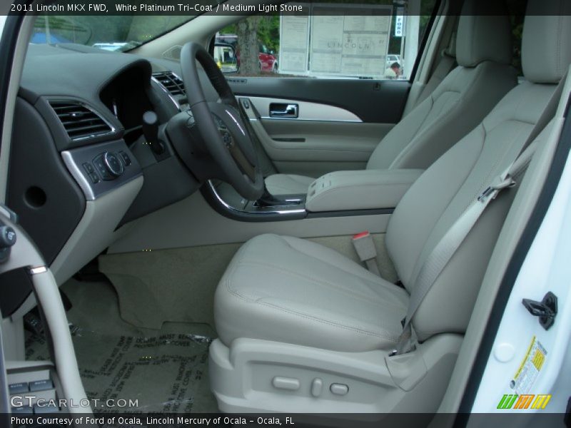 White Platinum Tri-Coat / Medium Light Stone 2011 Lincoln MKX FWD