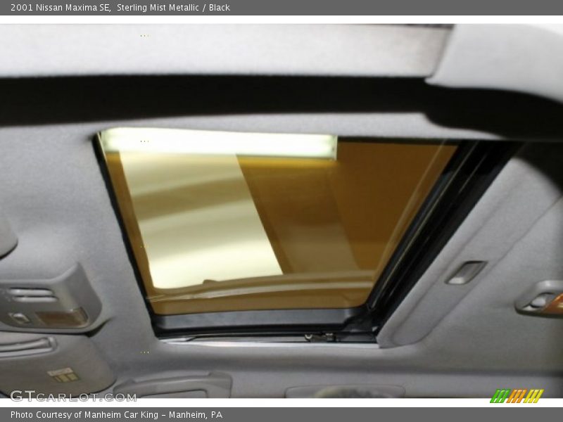 Sterling Mist Metallic / Black 2001 Nissan Maxima SE